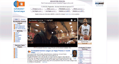 Desktop Screenshot of eurobasketsummerleague.com